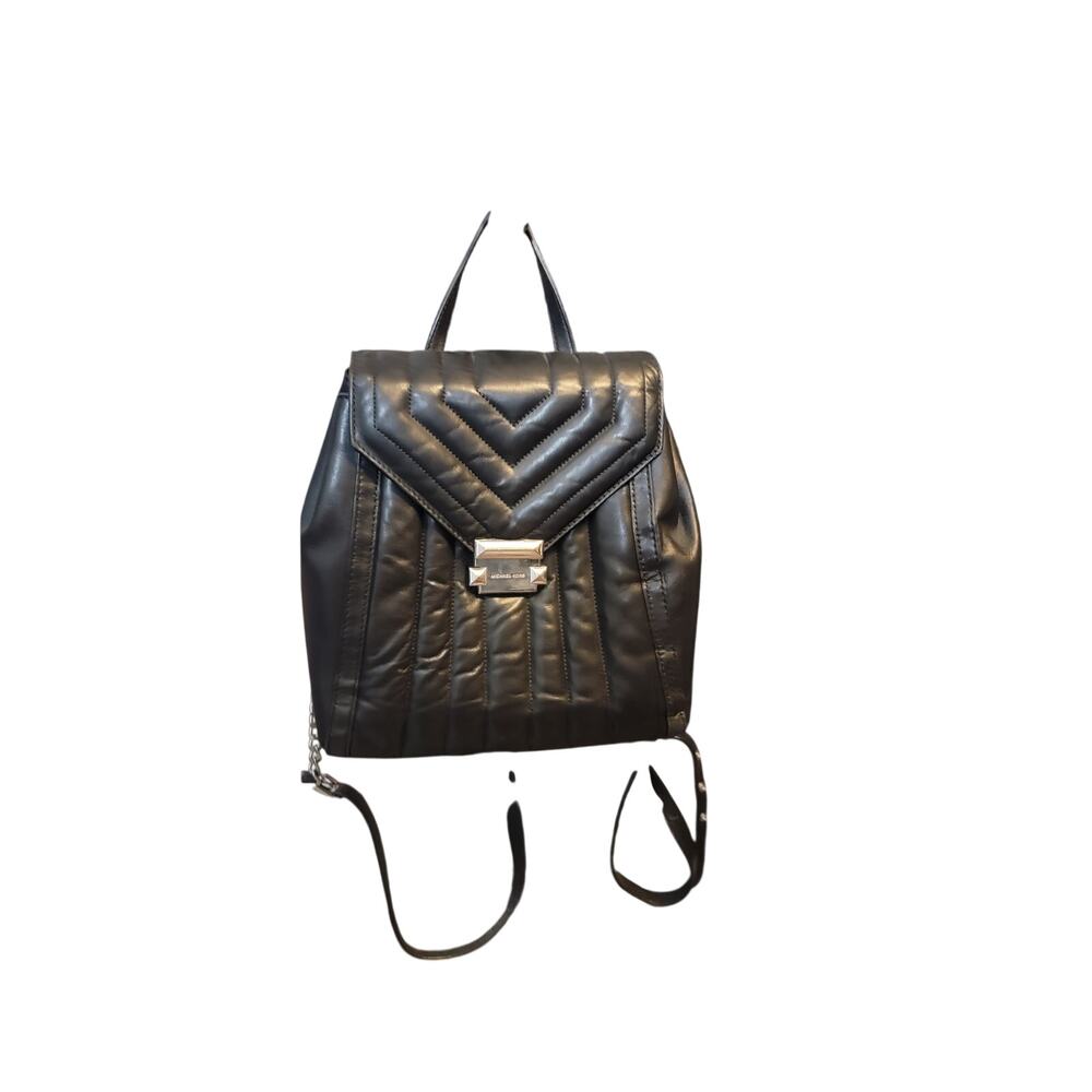 MK Whitney Quilted Leather Backpack Purse